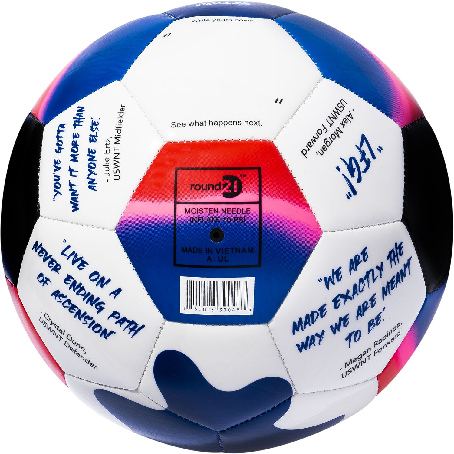 round21 x USWNT Players' Association ''Quotes'' Soccer Ball product image