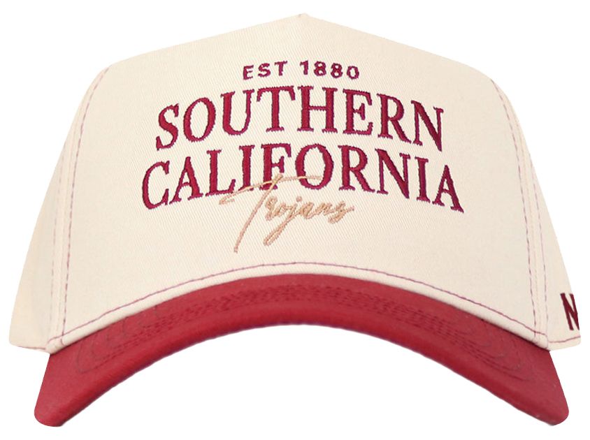No Rivals Adult USC Trojans Red Vintage Adjustable Snapback Hat product image