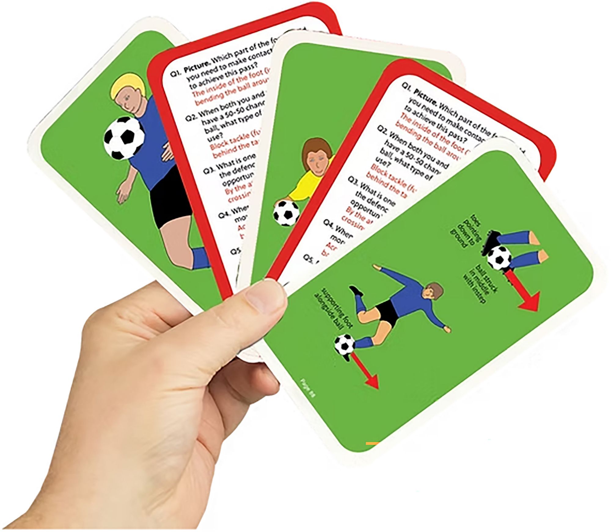 No1 Play Better Soccer Card Game product image