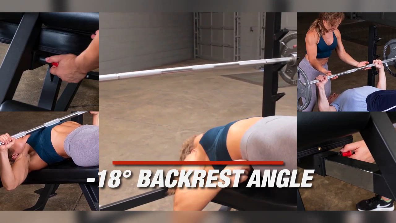 Body-Solid Pro Clubline Decline Olympic Bench product