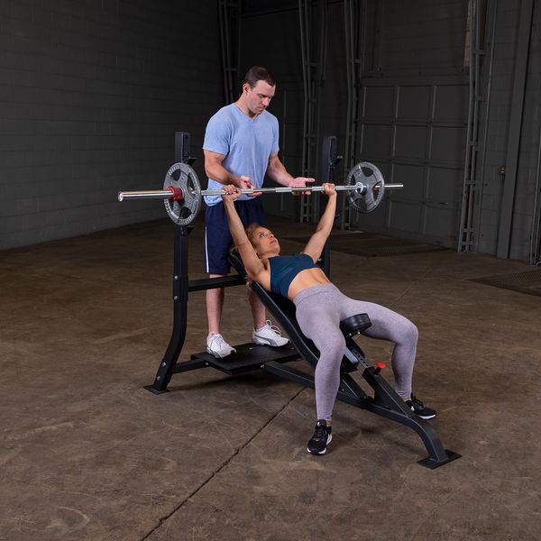Body-Solid Pro Clubline Incline Olympic Bench product image