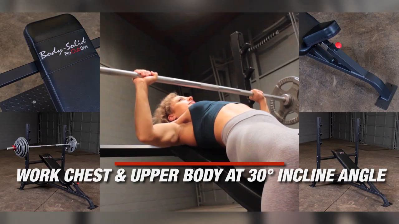 Body-Solid Pro Clubline Incline Olympic Bench product