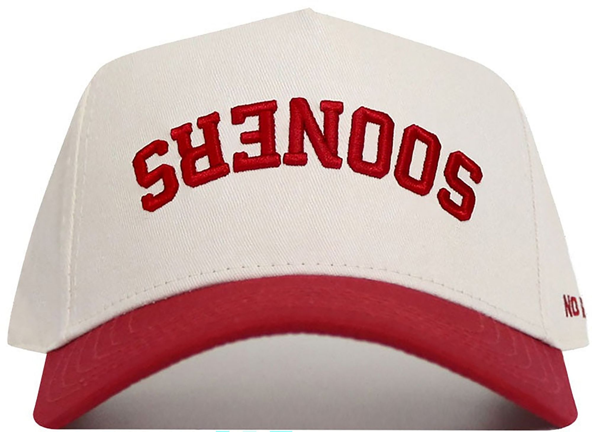 No Rivals Adult Oklahoma Sooners Red Upside Down Adjustable Snapback Hat product image