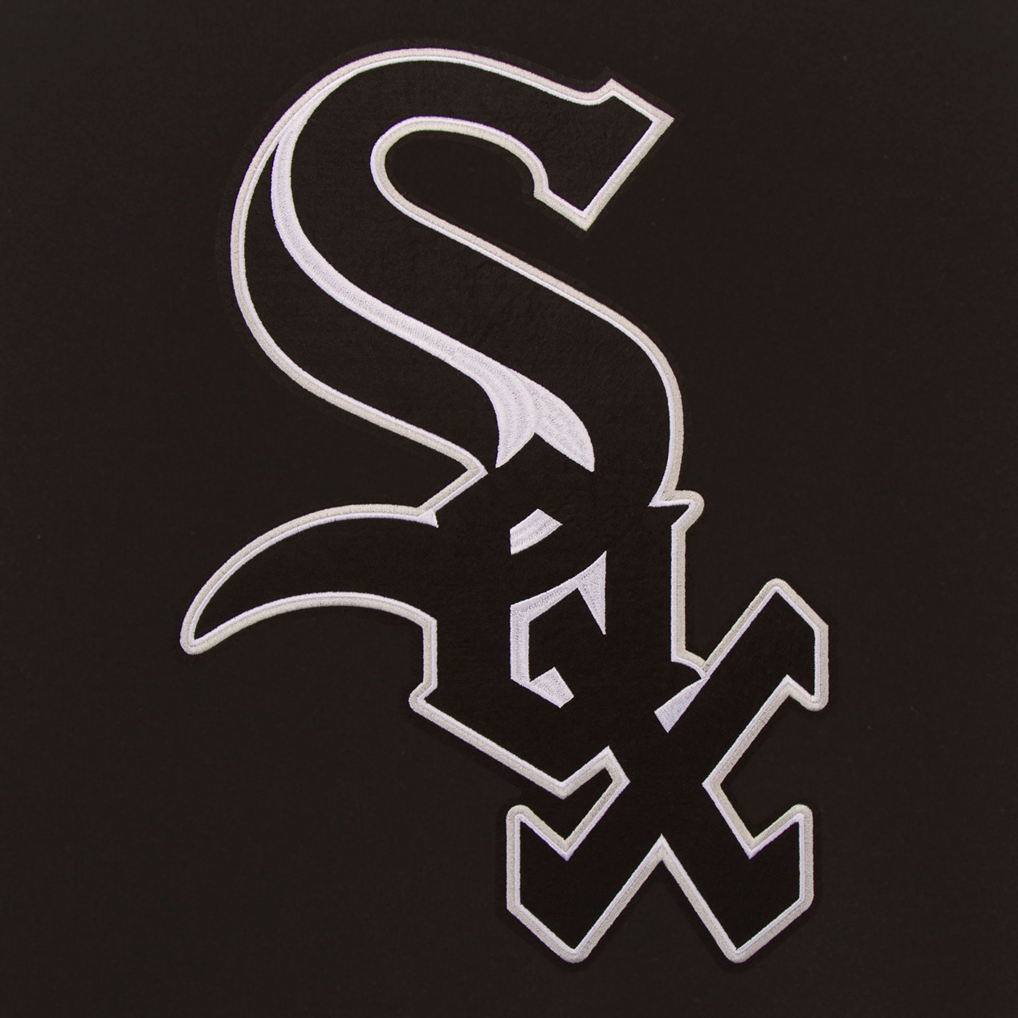 JH Design Men's Chicago White Sox Black Reversible  Varsity Jacket product image
