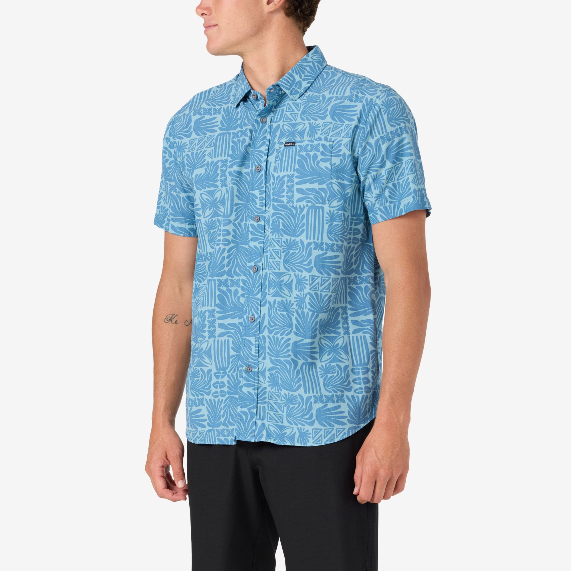 O'Neill Men's Oasis Standard Short Sleeve Woven Shirt product image