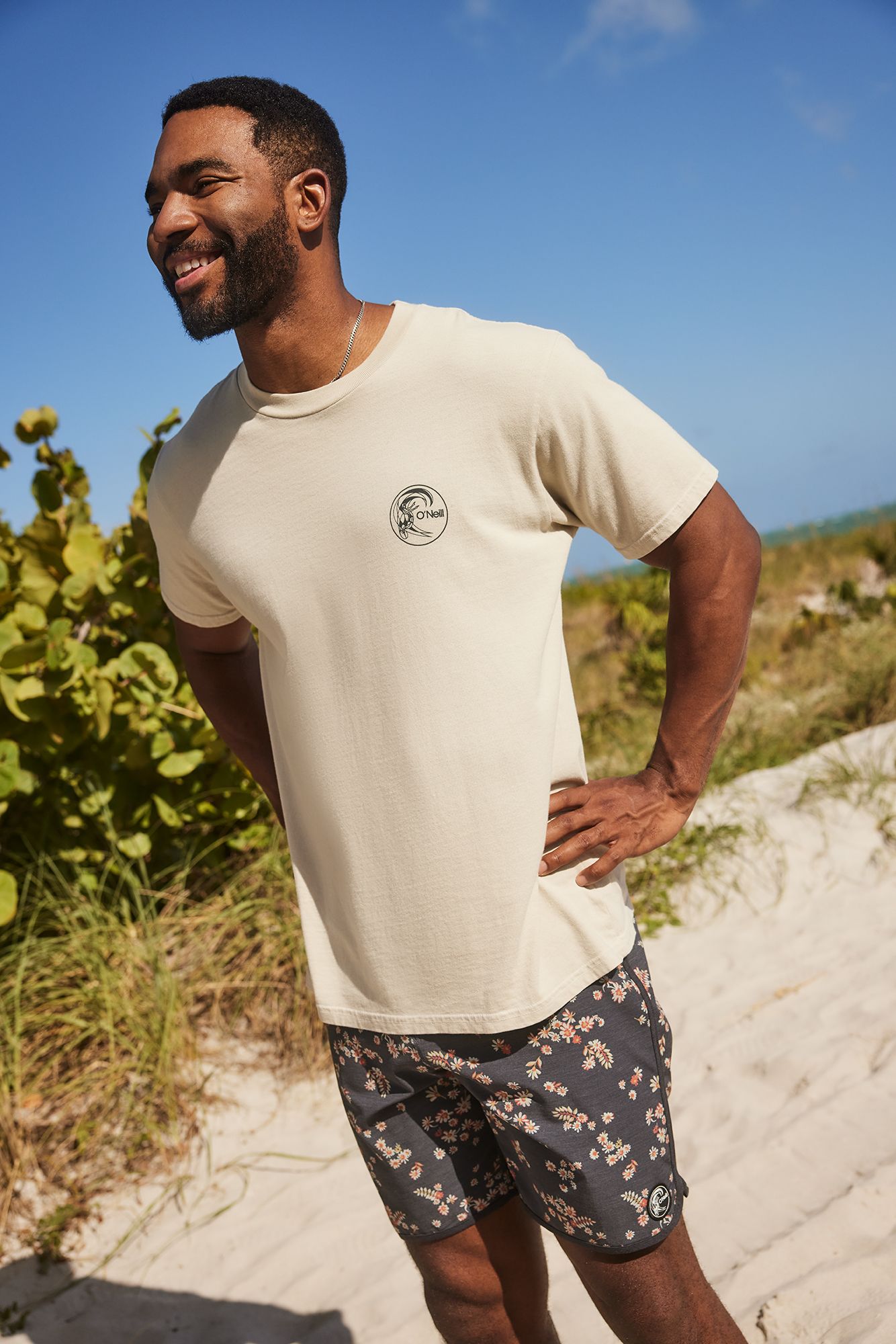 O'Neill Men's OG Print Scallop 18" Swim Trunks product image