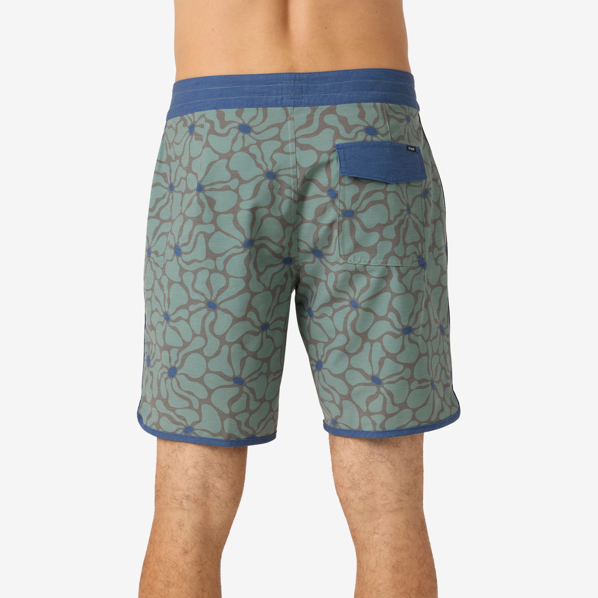 O'Neill Men's OG Print Scallop 18" Swim Trunks product image