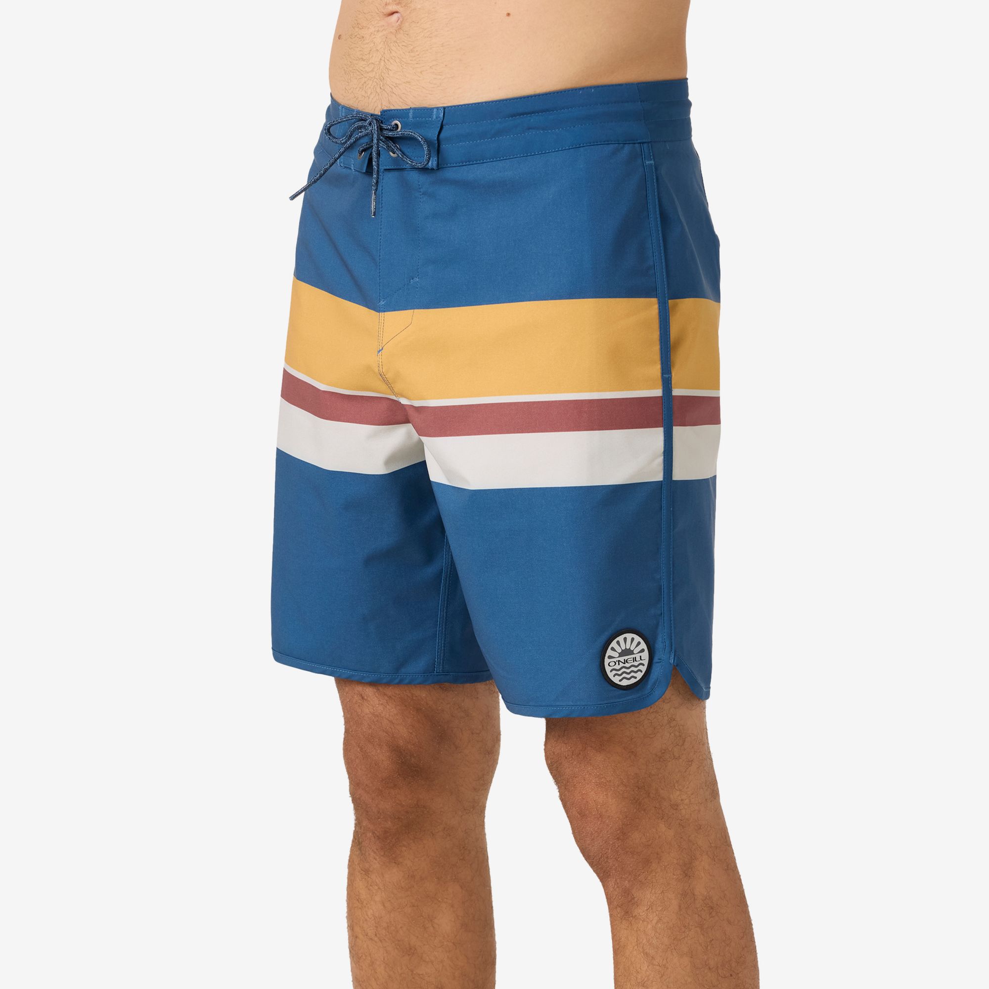 O'Neill Men's Cruzer Stripe Scallop 18" Boardshorts product image