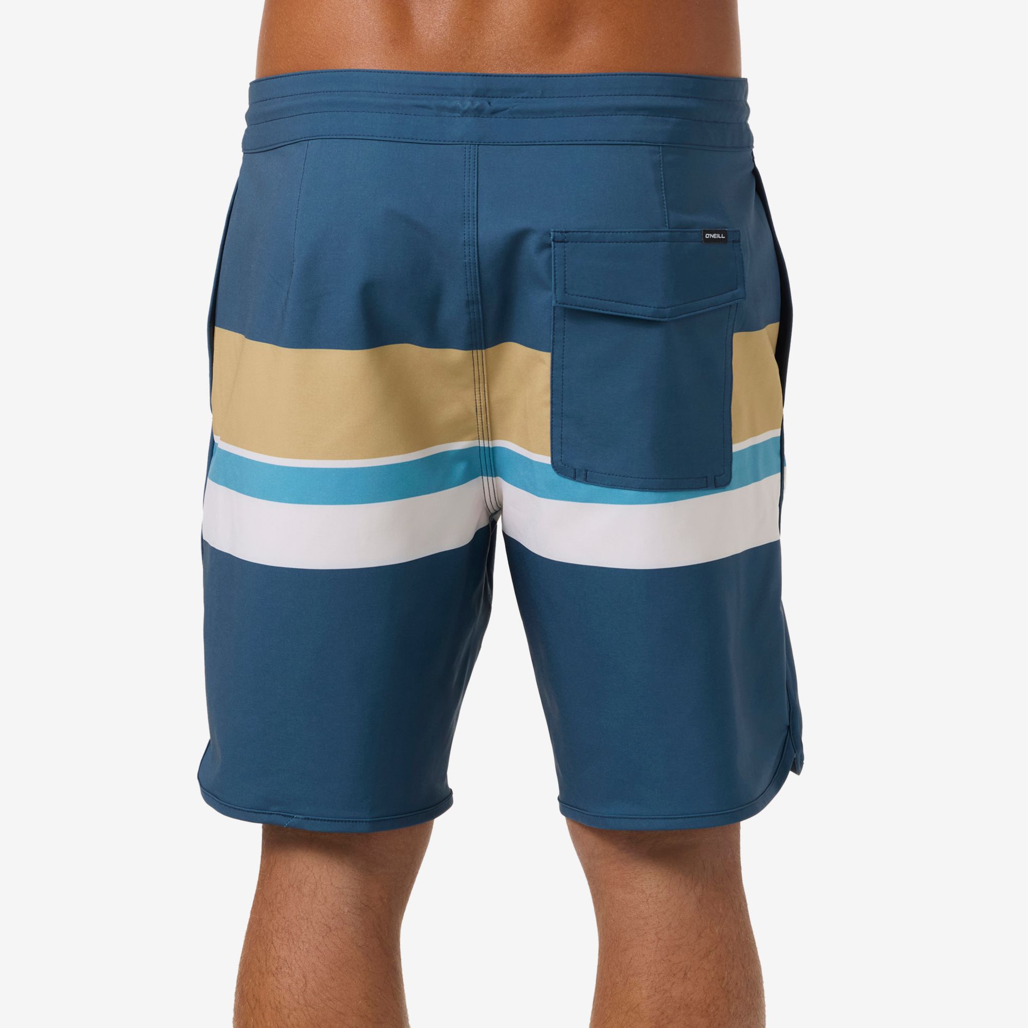 O'Neill Men's Cruzer Stripe Scallop 18" Boardshorts product image
