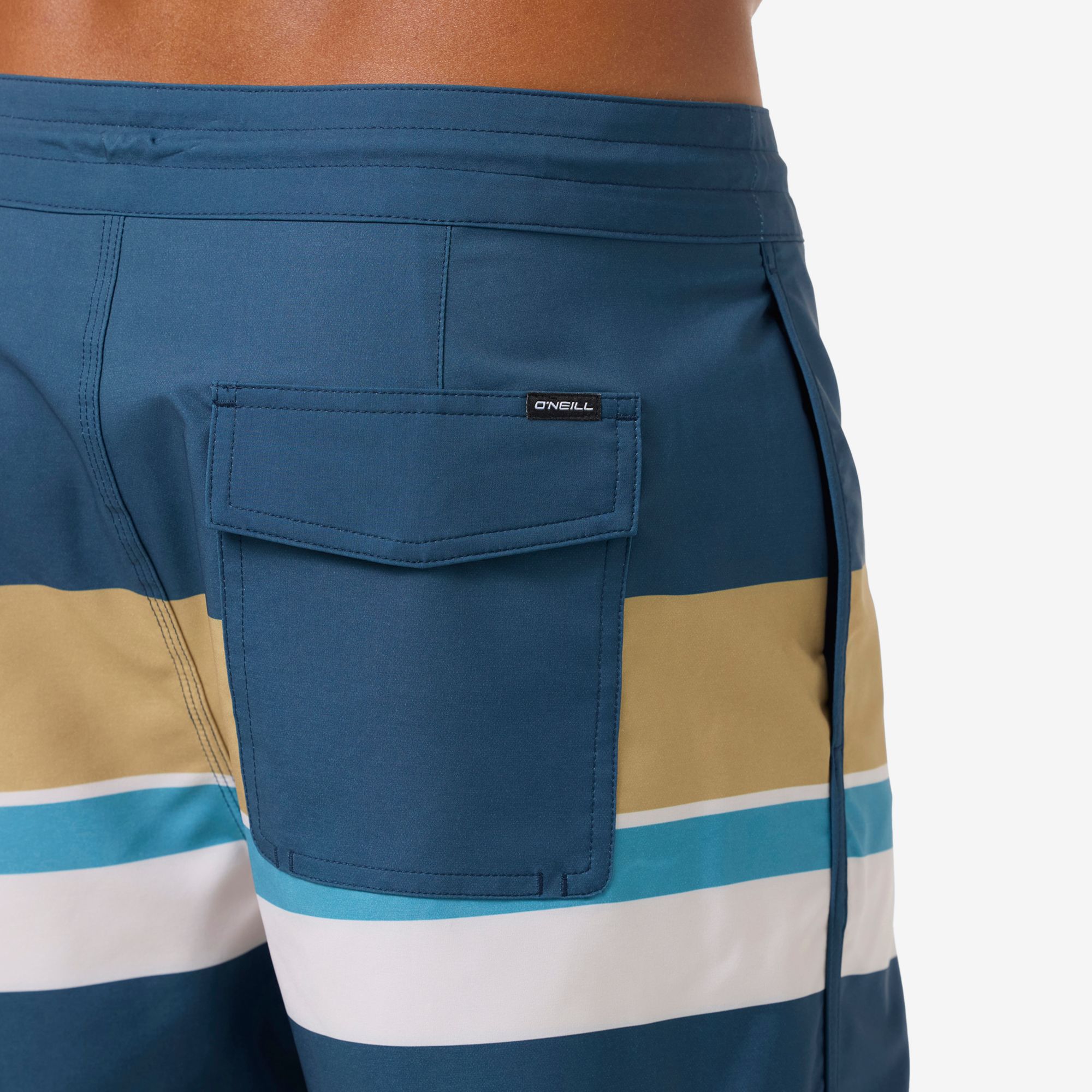O'Neill Men's Cruzer Stripe Scallop 18" Boardshorts product image