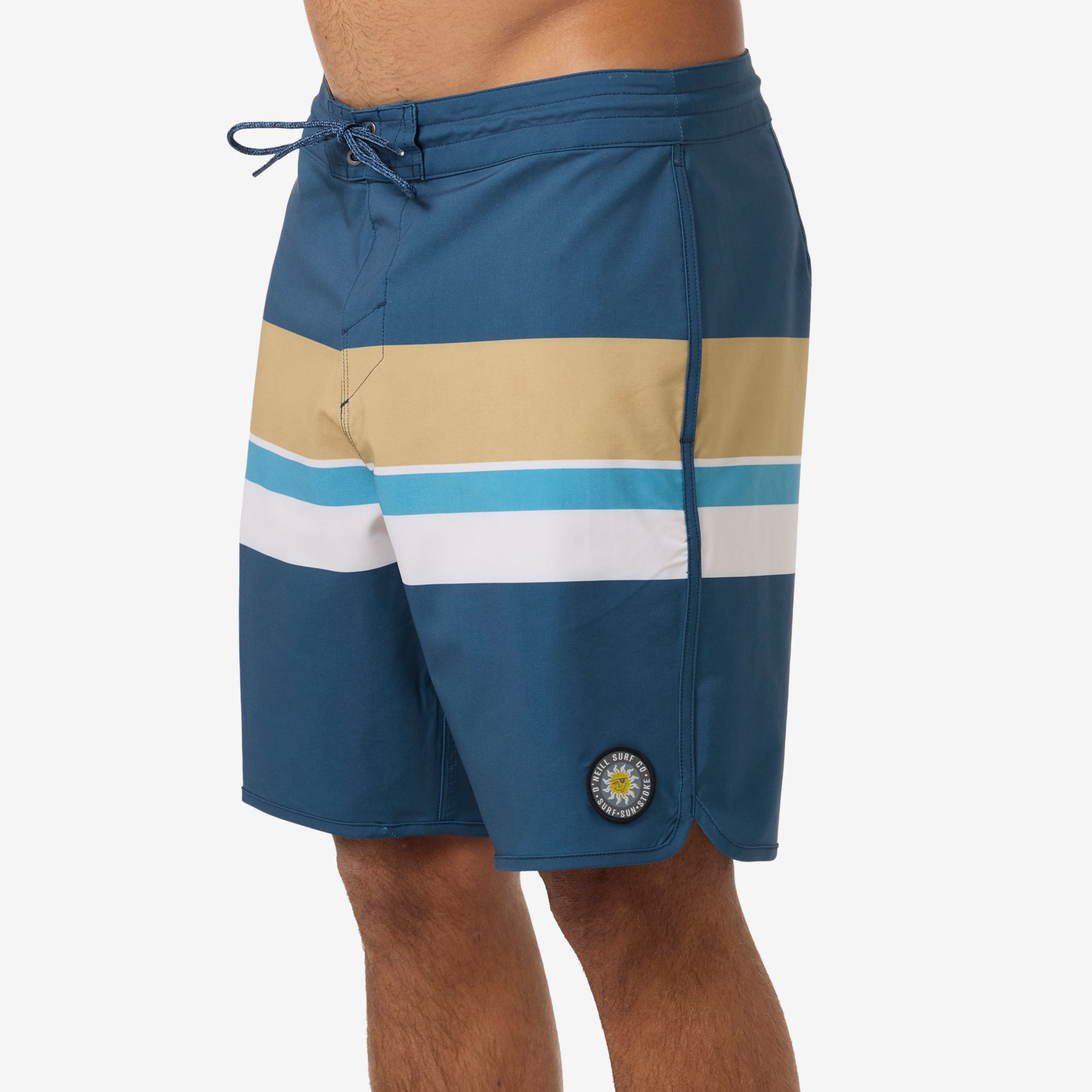 O'Neill Men's Cruzer Stripe Scallop 18" Boardshorts product image