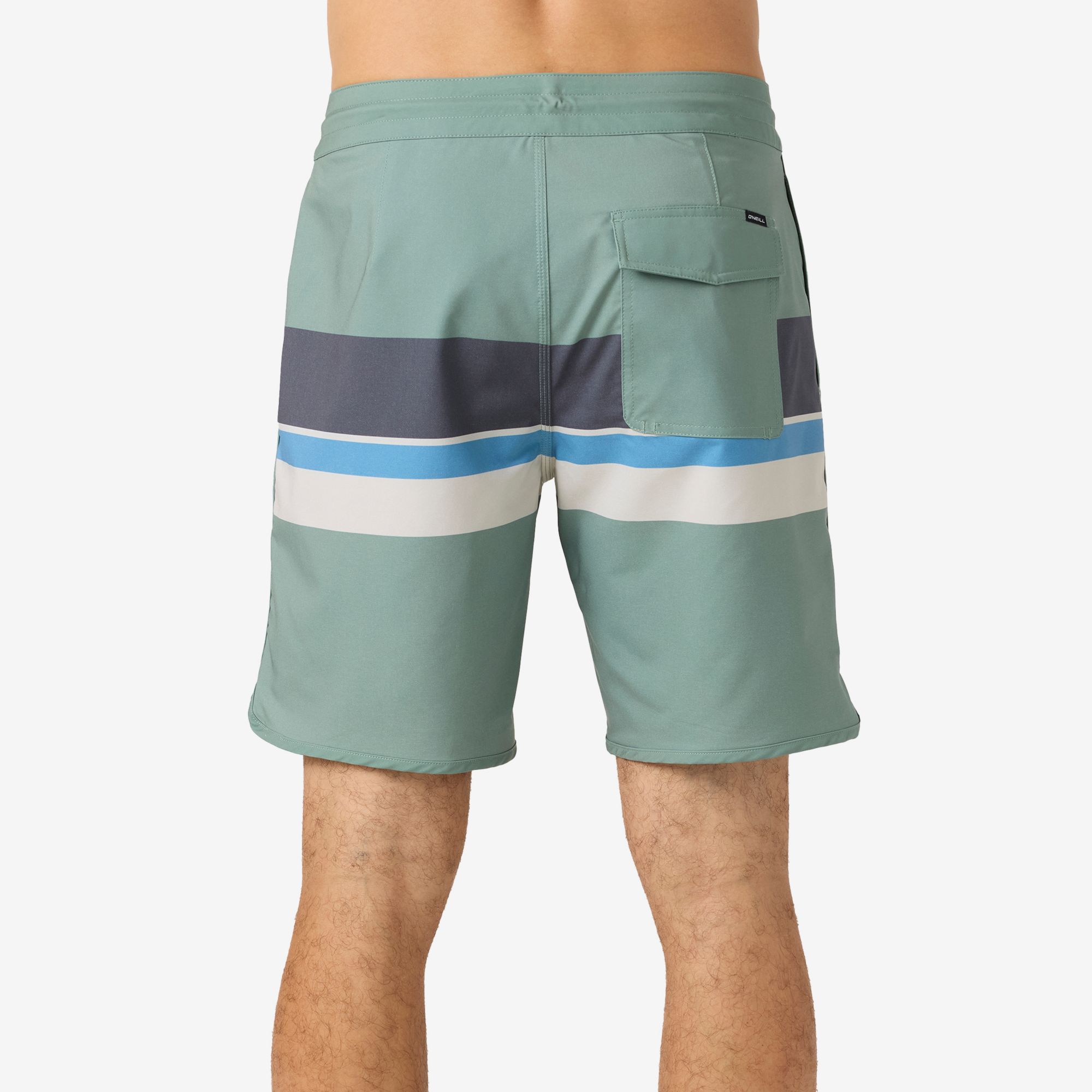 O'Neill Men's Cruzer Stripe Scallop 18" Boardshorts product image
