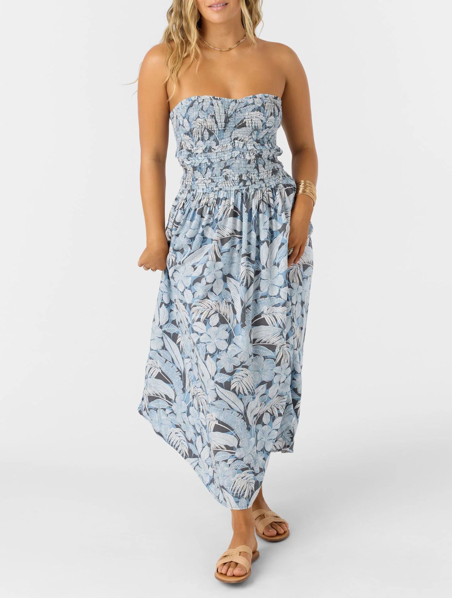 O'Neill Women's Devyn Palmetto Floral Midi Dress product image