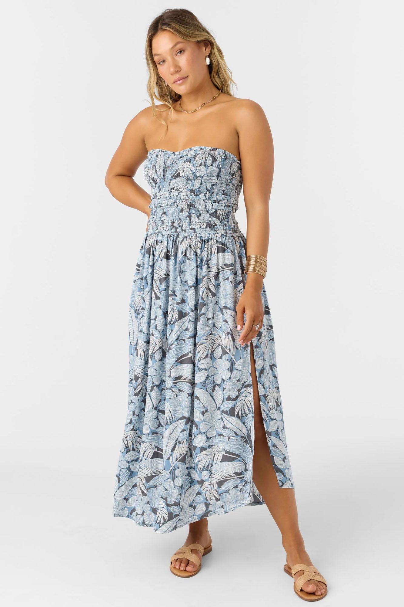 O'Neill Women's Devyn Palmetto Floral Midi Dress product image