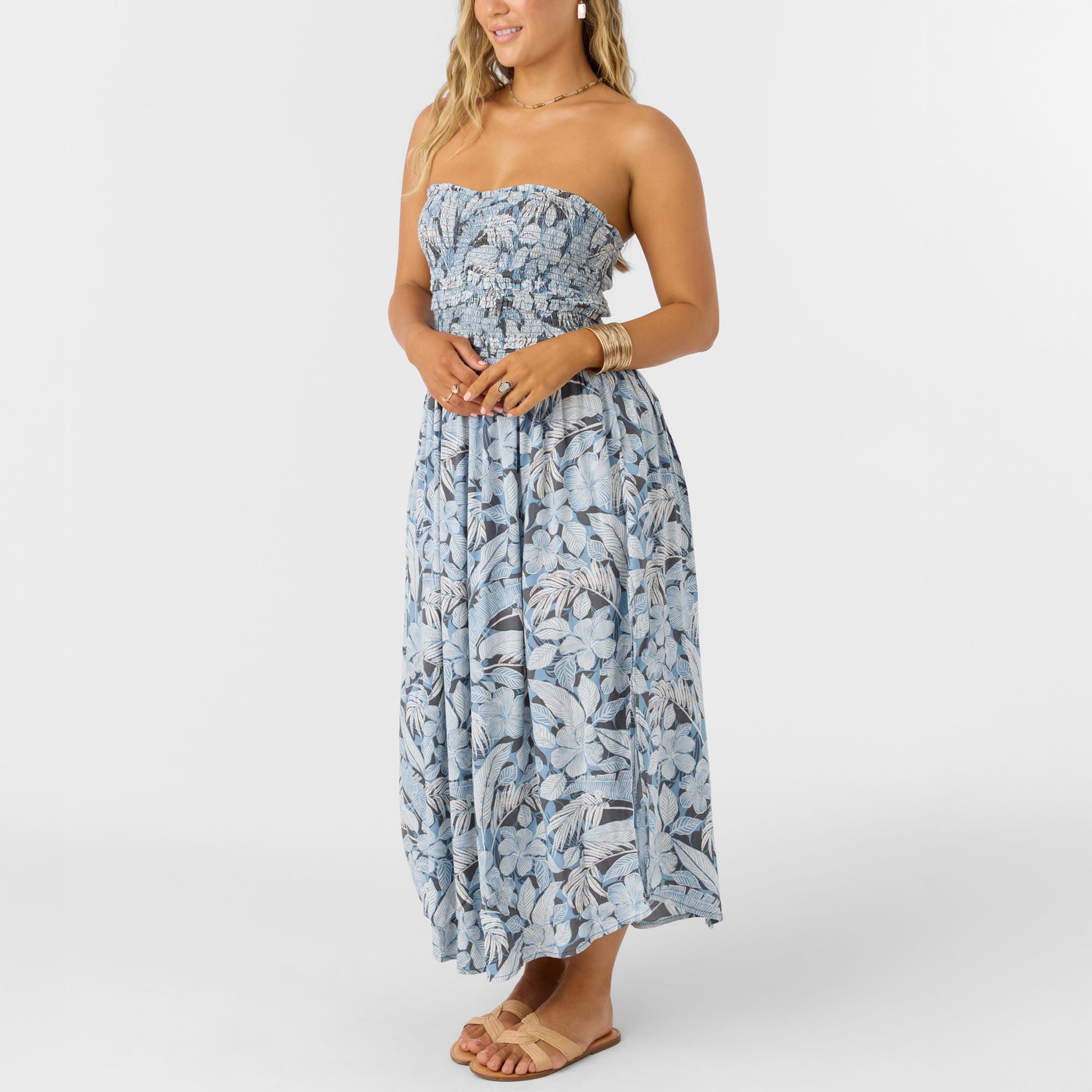 O'Neill Women's Devyn Palmetto Floral Midi Dress product image