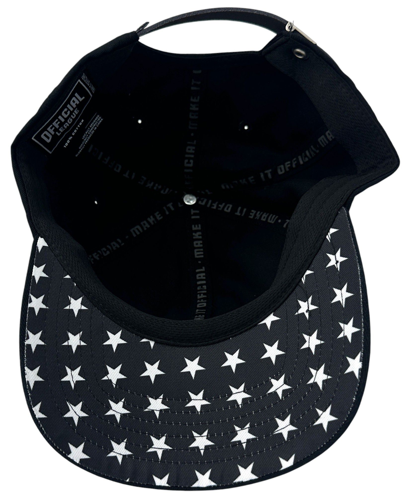 Official League Adult Washington Spirit Storm Front Black Adjustable Hat product image