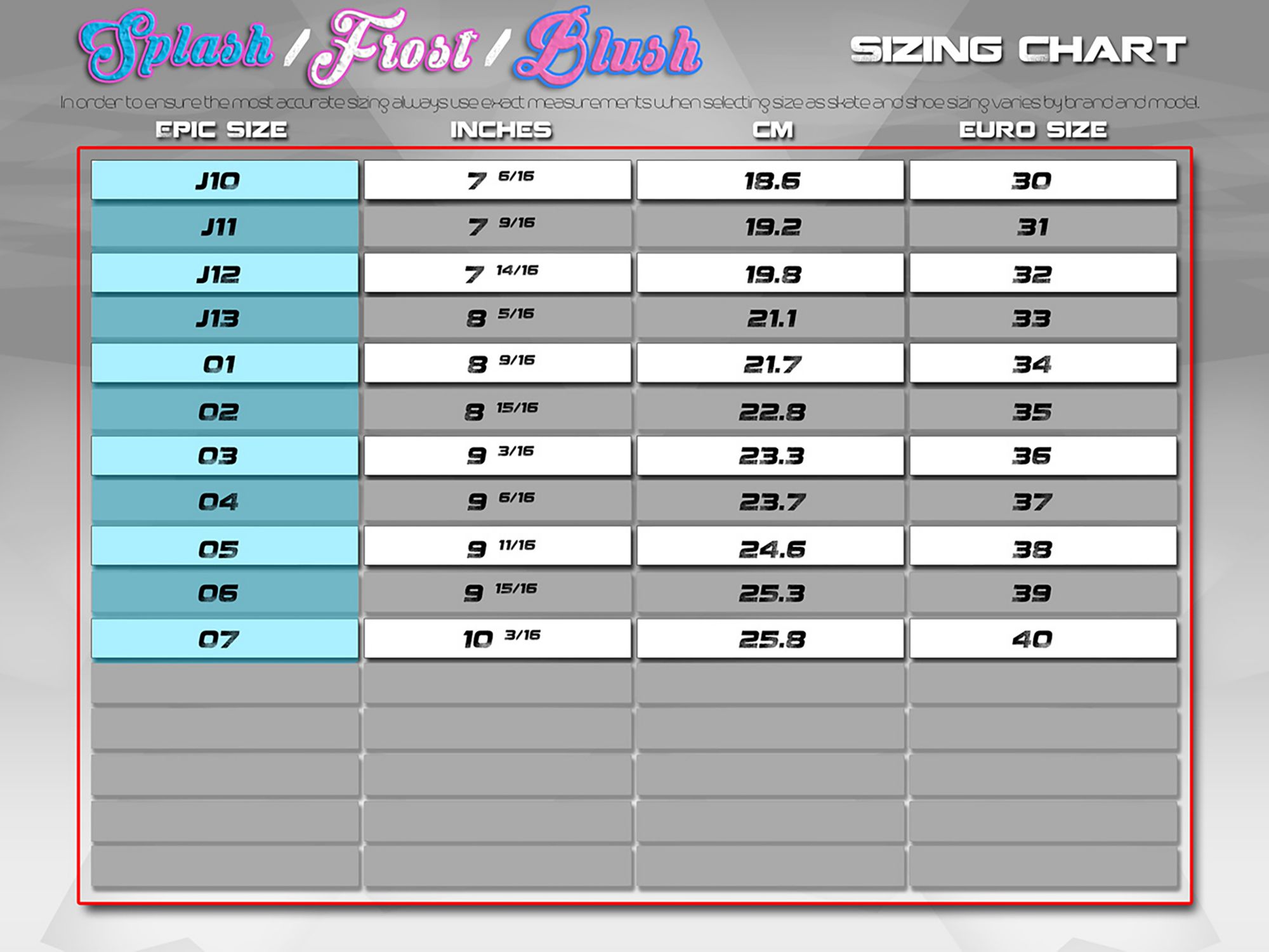 Epic Skates Women's and Youth Splash Quad Roller Skates product image