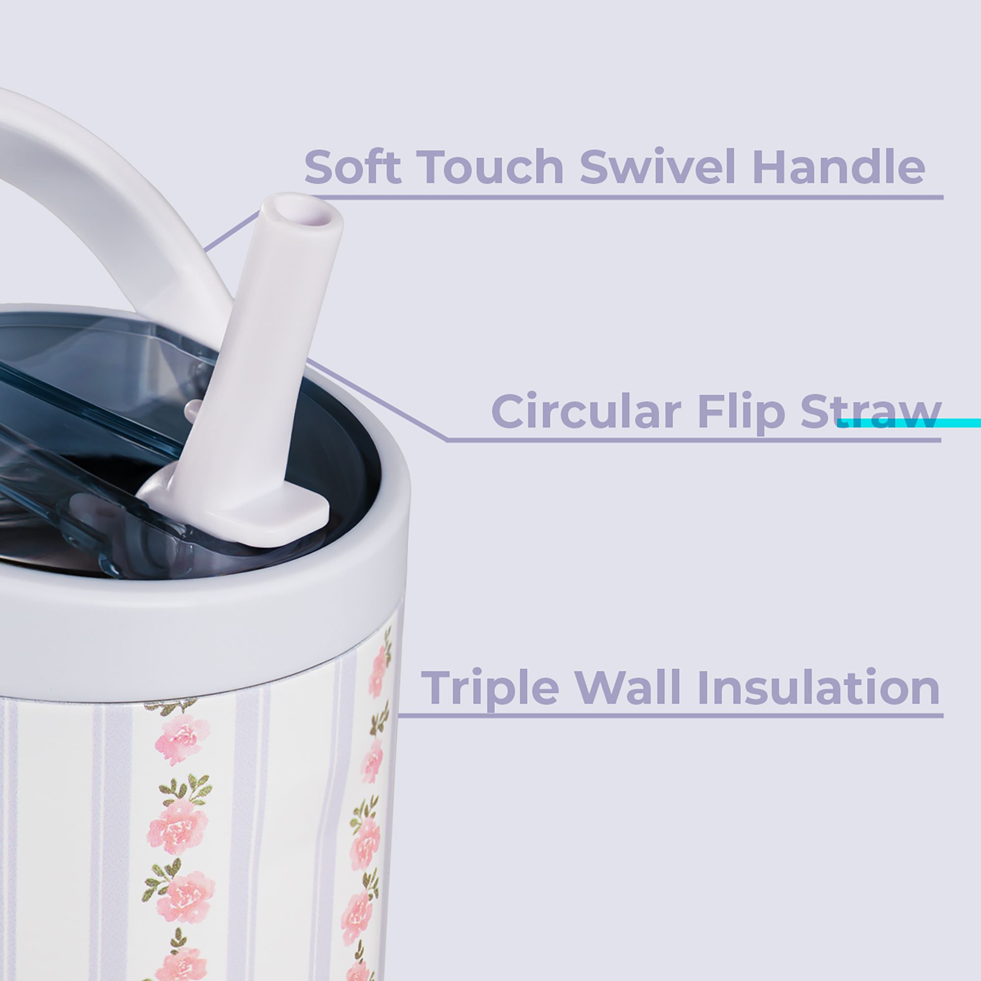 HYDROJUG 20 oz. Sport Bottle with Premium Finish - Spring Collection product image