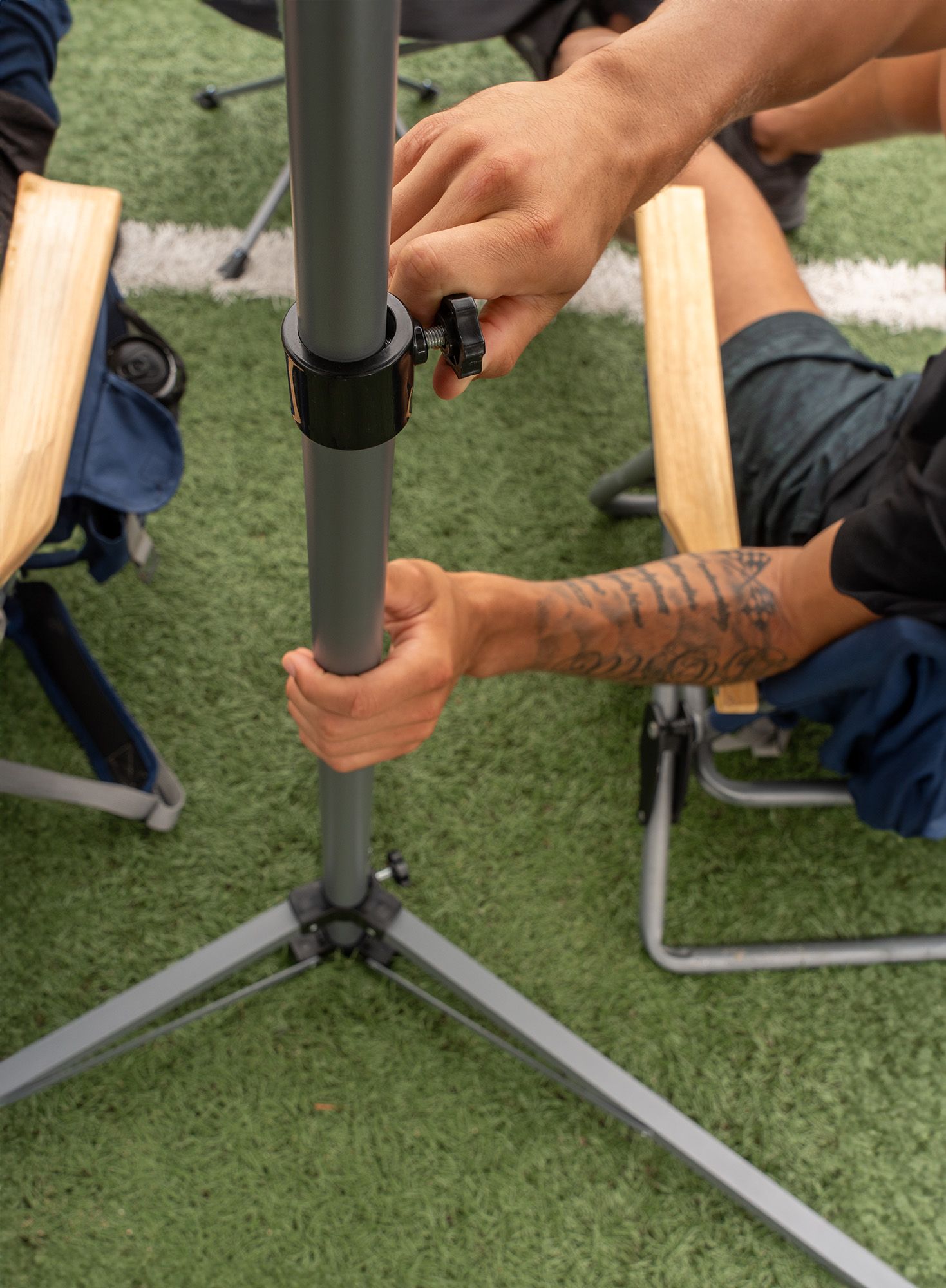 Sport-Brella 8' Premiere Umbrella with Freestand Base and Auger for Sand product image