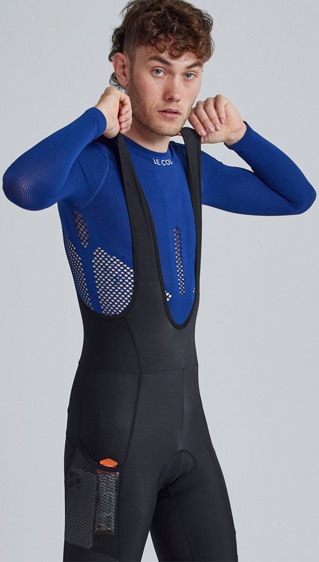 Le Col Men's Sport Cargo Thermal Bib Shorts product image