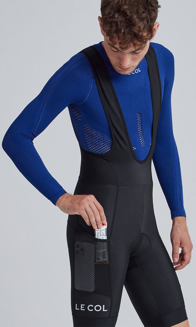 Le Col Men's Sport Cargo Thermal Bib Shorts product image