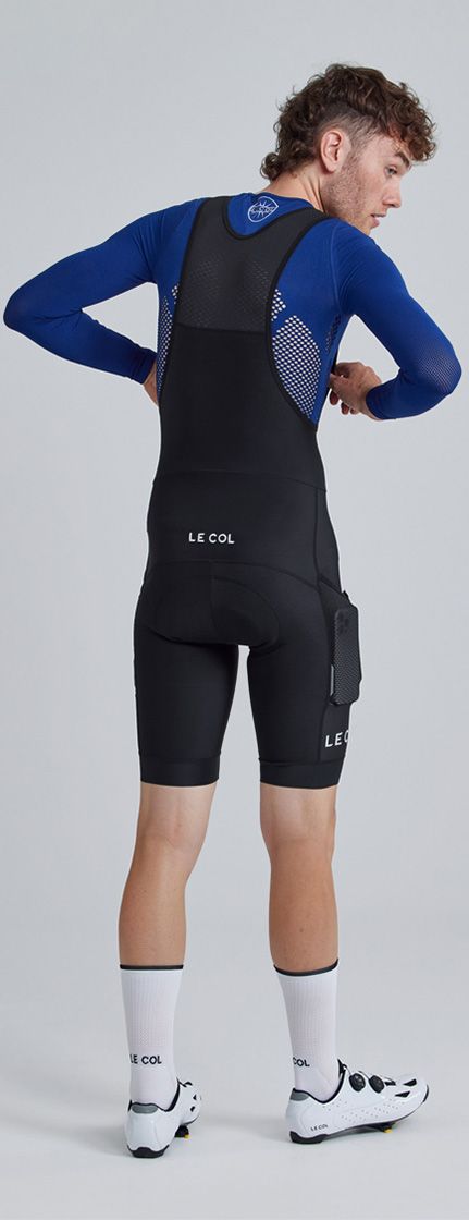 Le Col Men's Sport Cargo Thermal Bib Shorts product image