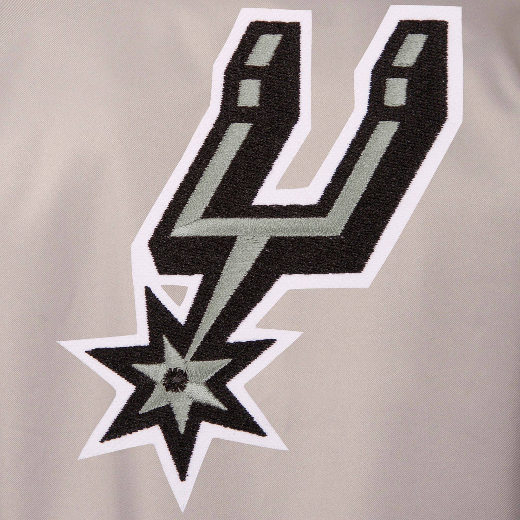 JH Design Men's San Antonio Spurs Grey Twill Jacket product image