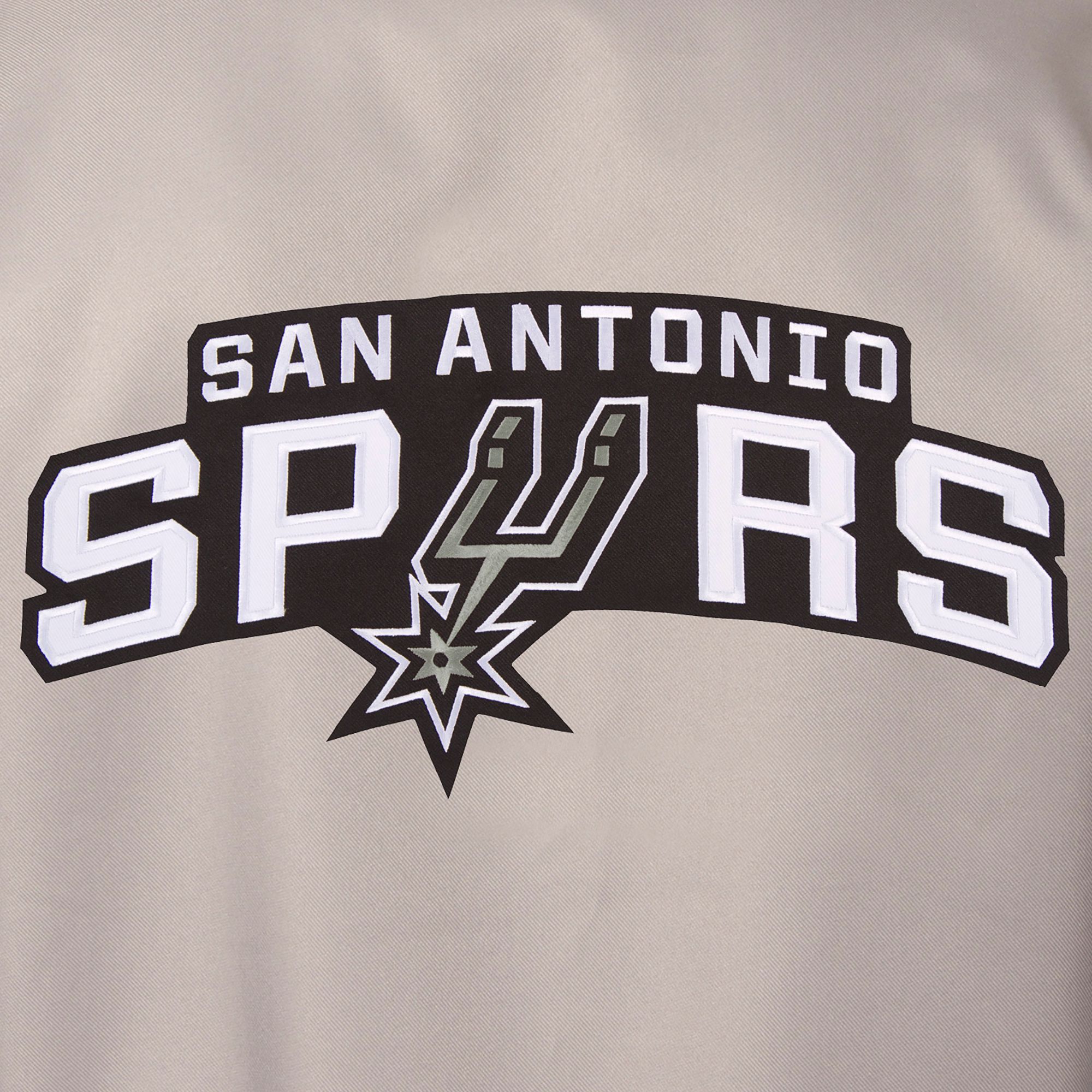 JH Design Men's San Antonio Spurs Grey Twill Jacket product image