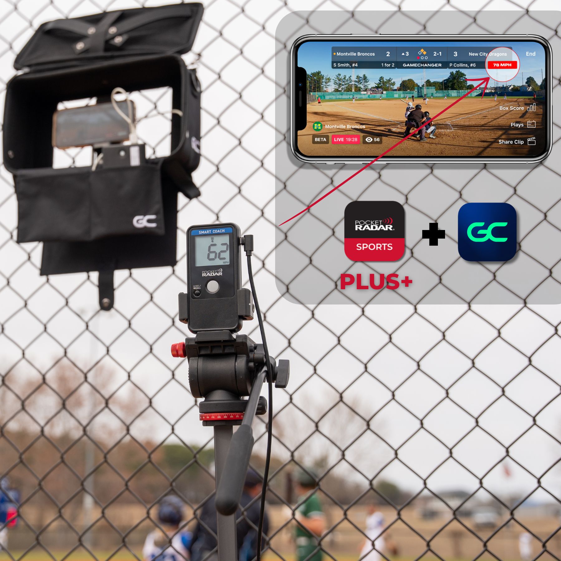 Pocket Radar Smart Coach (Connects with GameChanger) product image