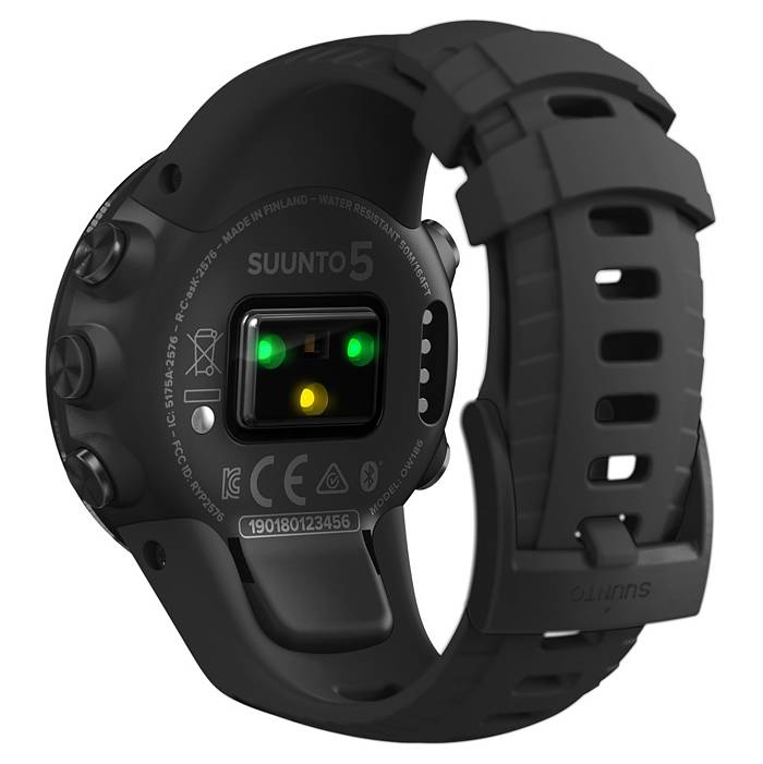 Suunto 5 Lightweight GPS Sports Watch, White/Black