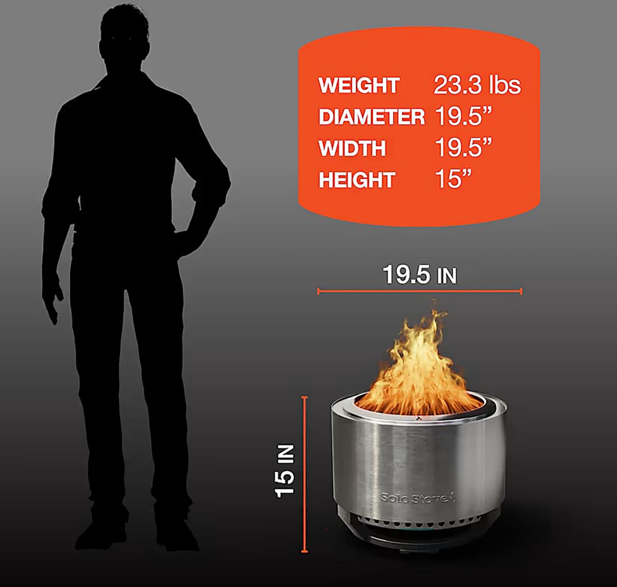Solo Stove Summit 19.5" Smokeless Fire Pit product image