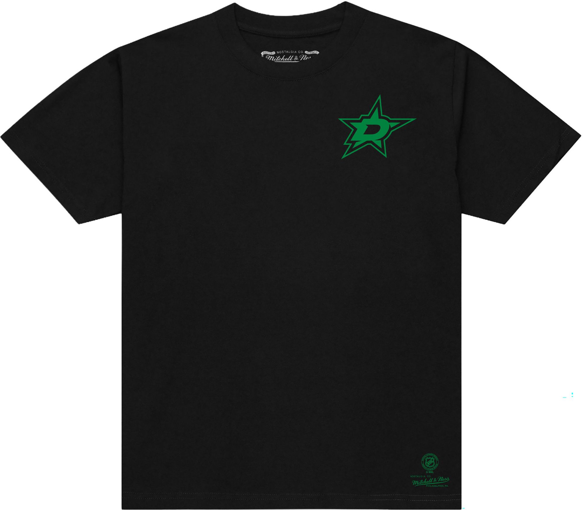Mitchell & Ness Men's Dallas Stars Black Penalty Box T-Shirt