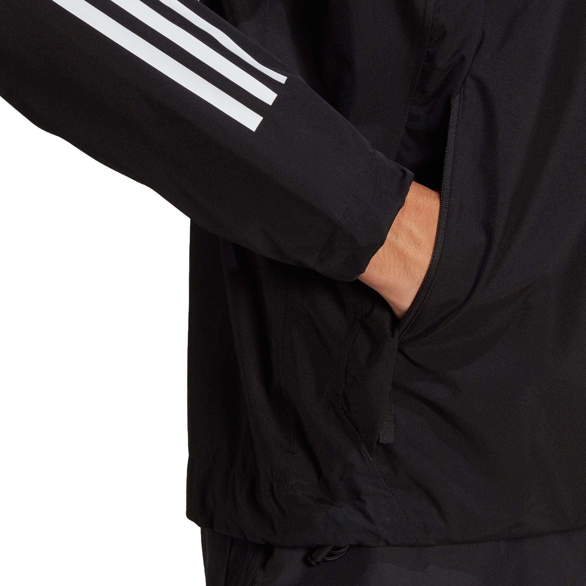 Adidas Men's Basic 3-Stripes Rain.RDY Jacket