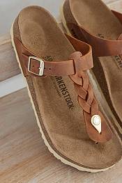 Birkenstock Gizeh Oiled Leather Braided Sandals product image