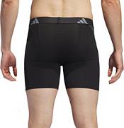 Adidas Men's Sport Mesh Boxer Brief Underwear (3-Pack) � Black/Onix/Black  (L) 