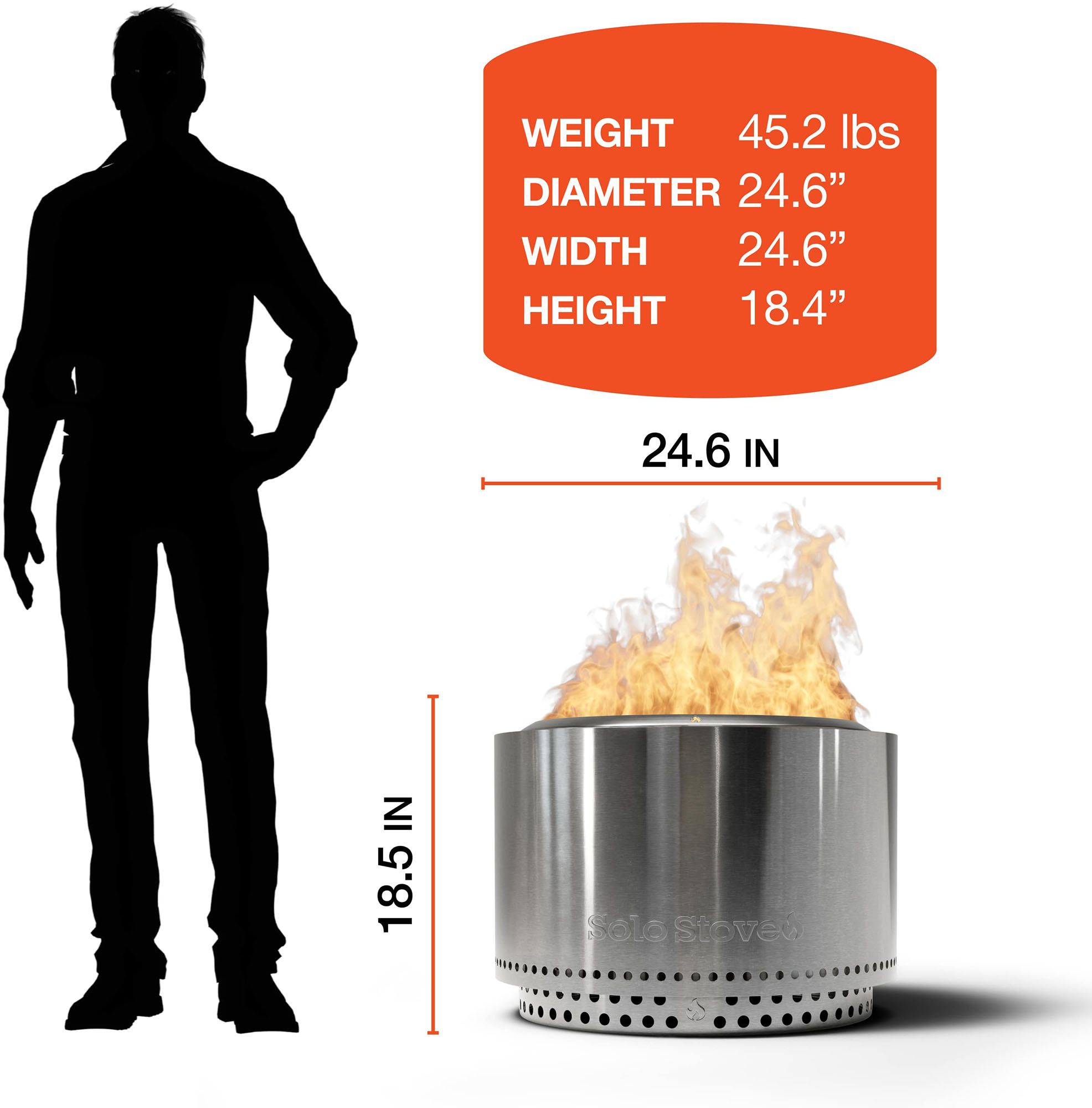 Solo Stove Basecamp 24" Fire Pit + Stand Bundle product image