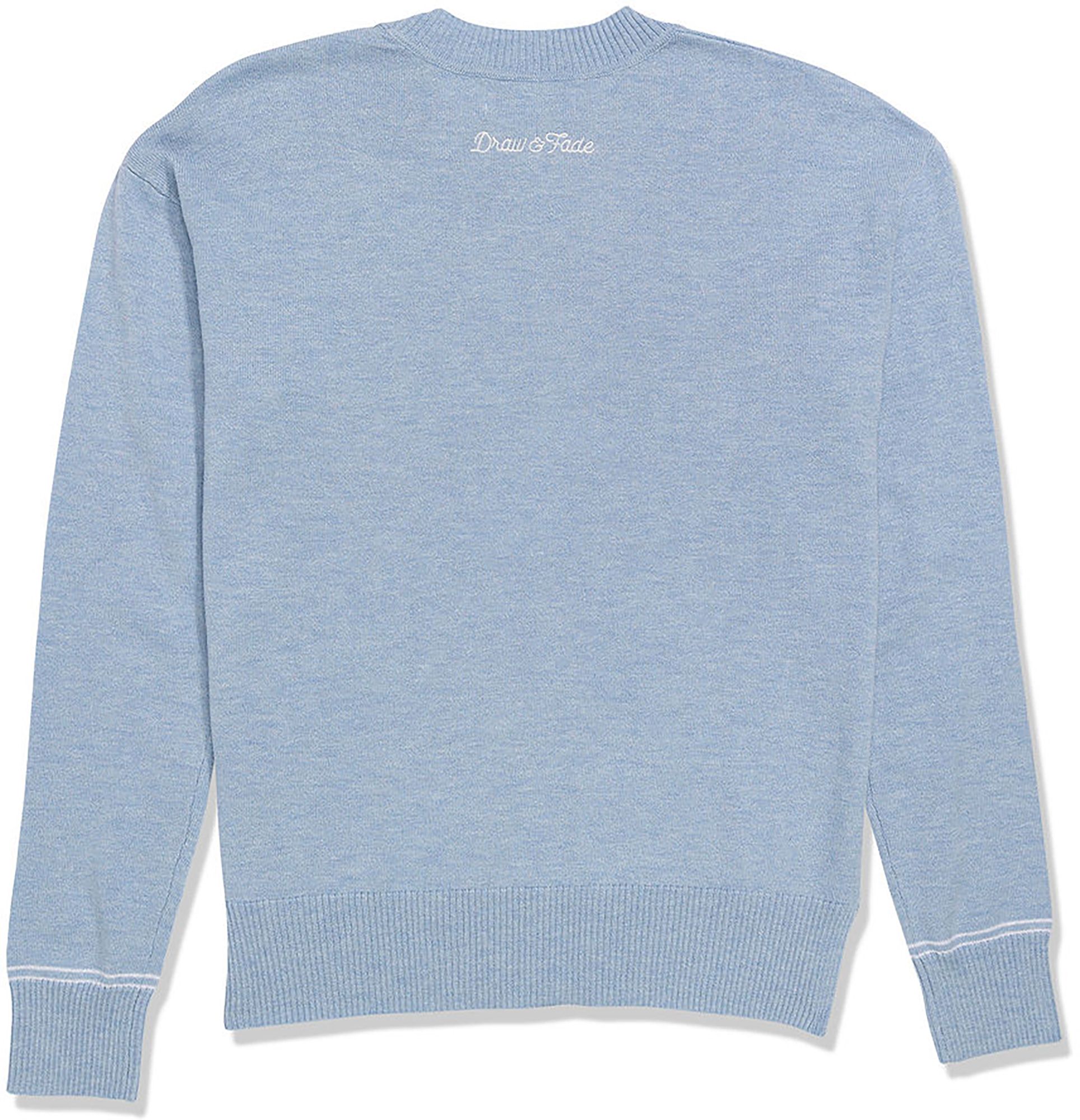 Draw & Fade Women's Walking Girl Crewneck Golf Sweater product image