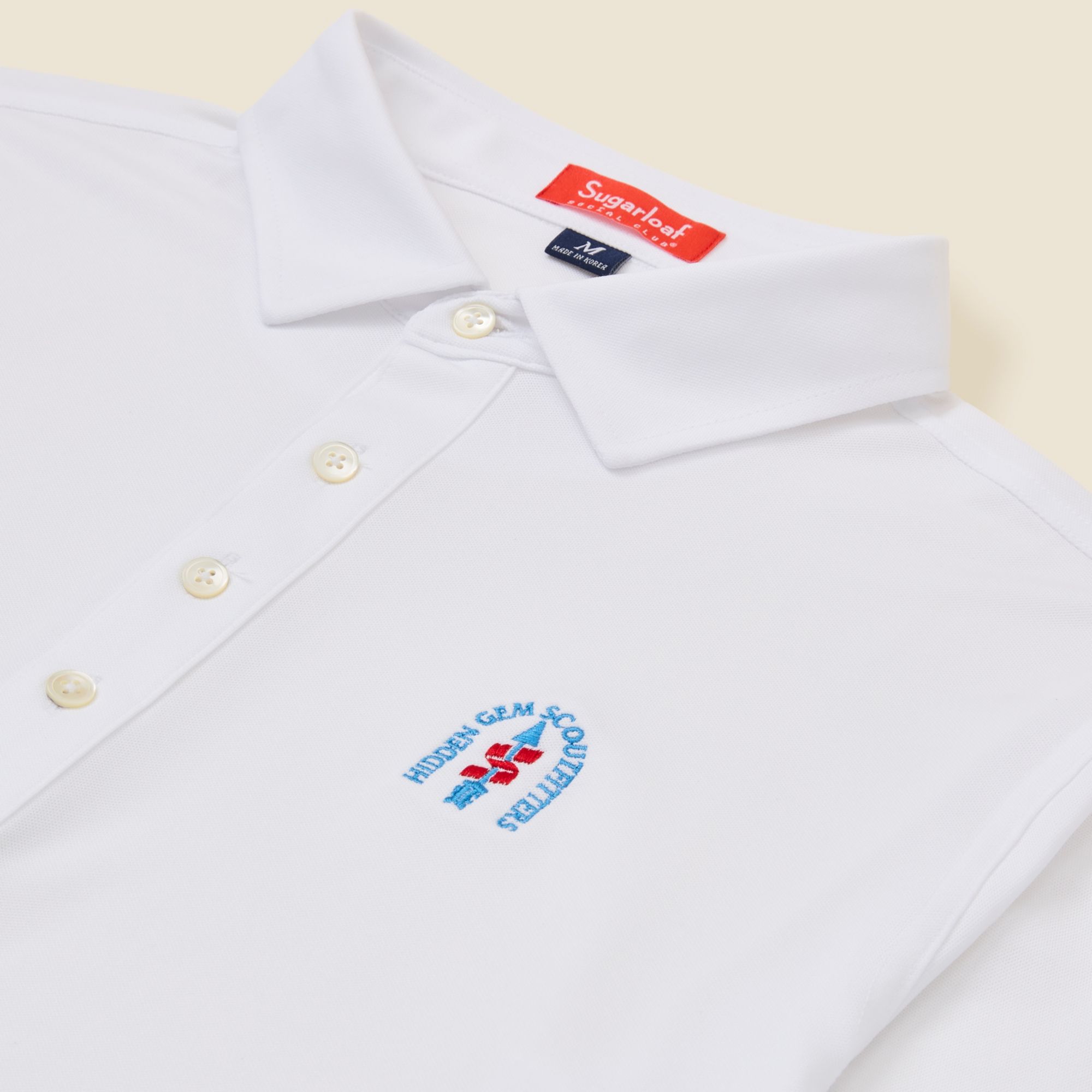 Sugarloaf Social Club Men's Solid Long Sleeve Pique Golf Polo product image