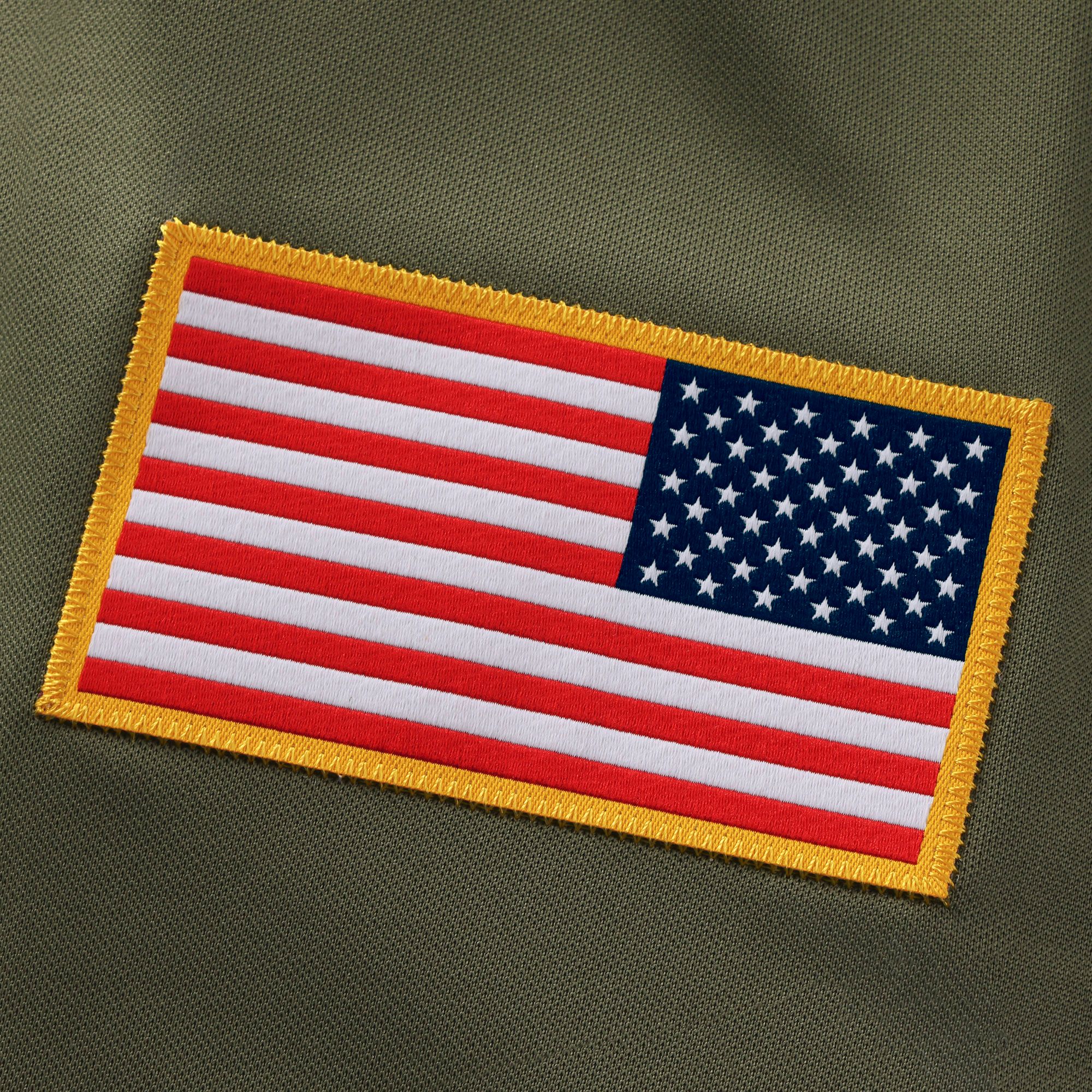 Nike Men's Minnesota Vikings Justin Jefferson #18 Olive Salute to Service Limited Jersey product image