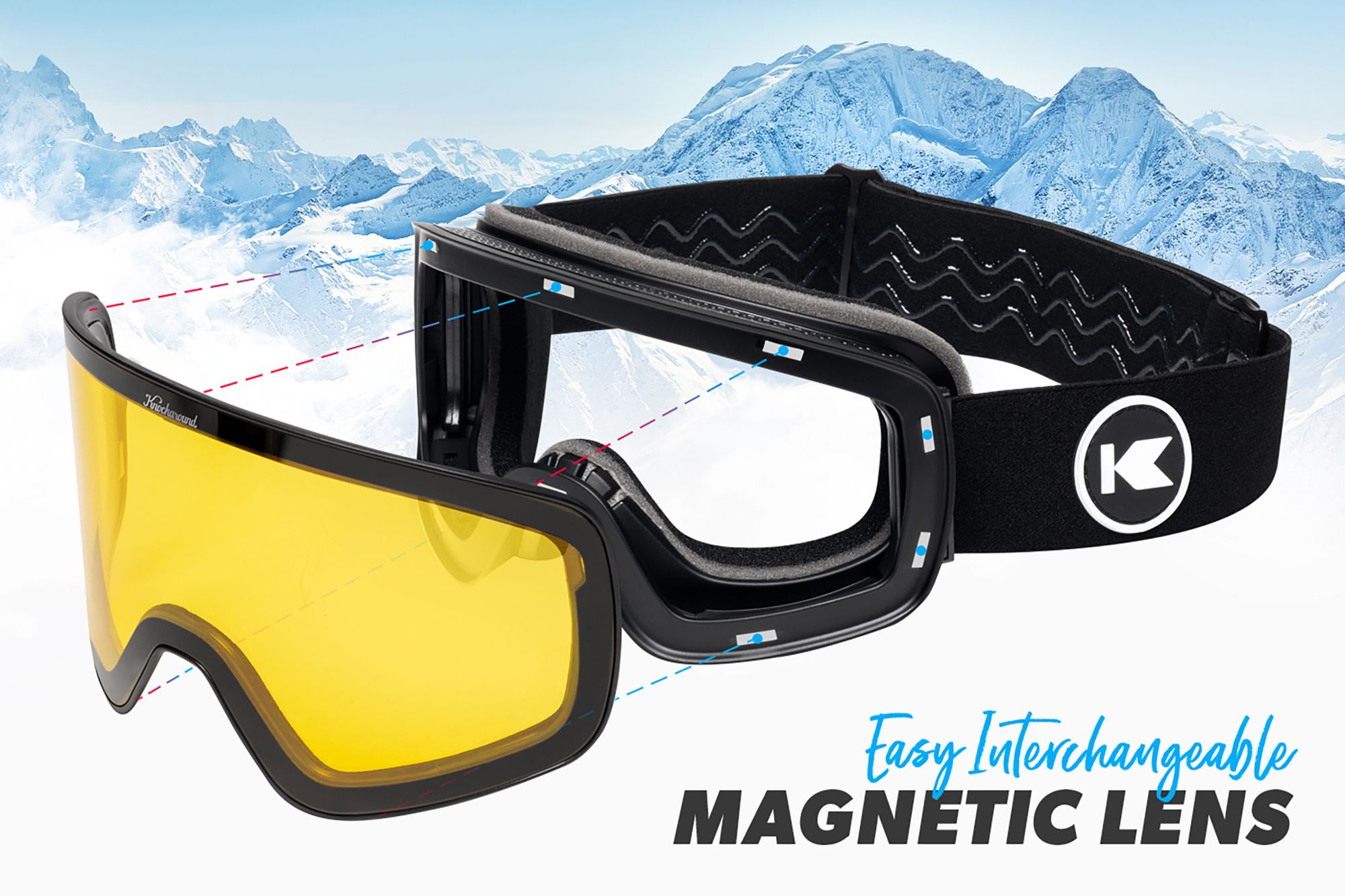 Knockaround Slingshots Snow Goggles product image