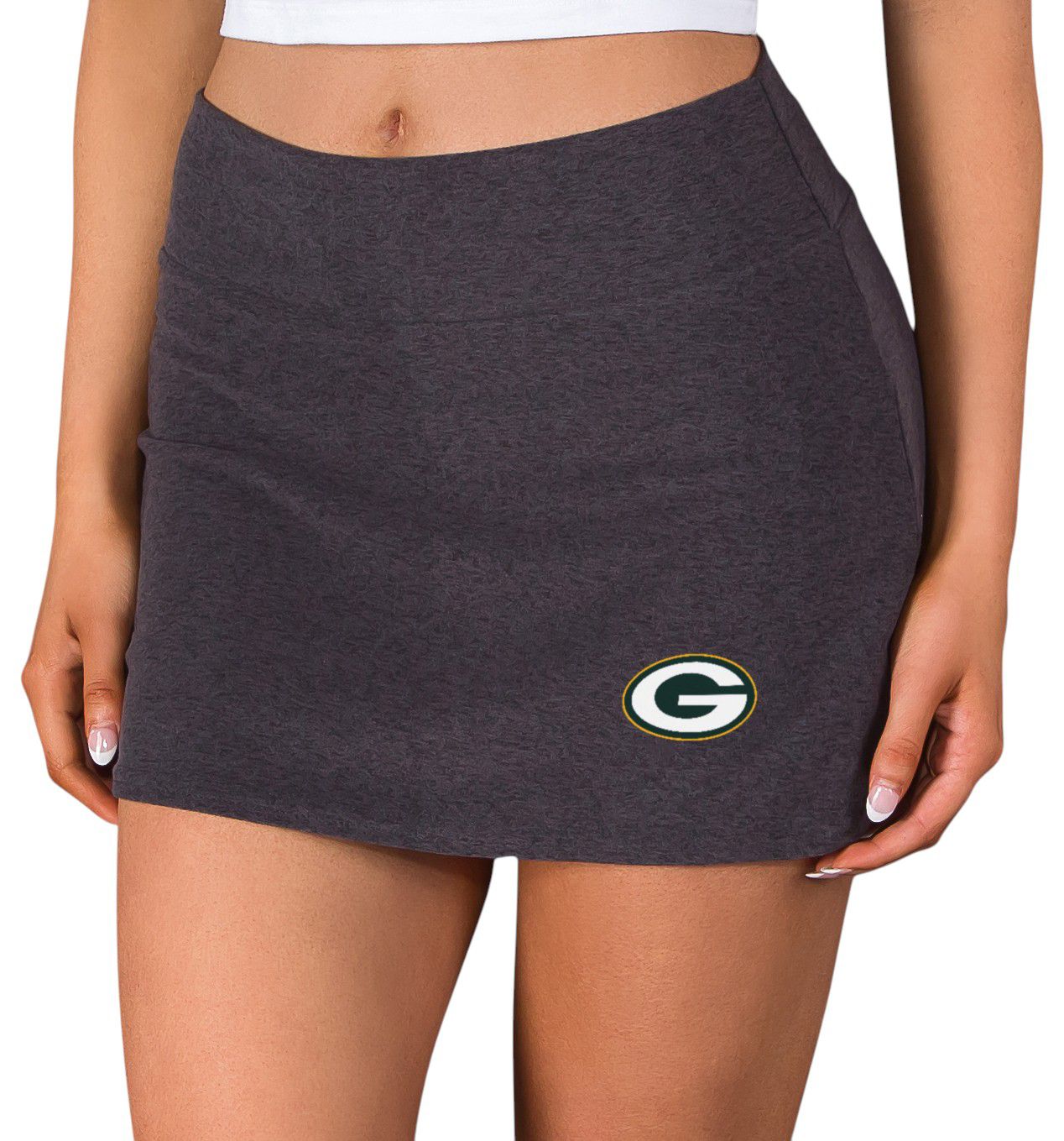 Concepts Sport Women's Green Bay Packers Charcoal Centerline Skort product image