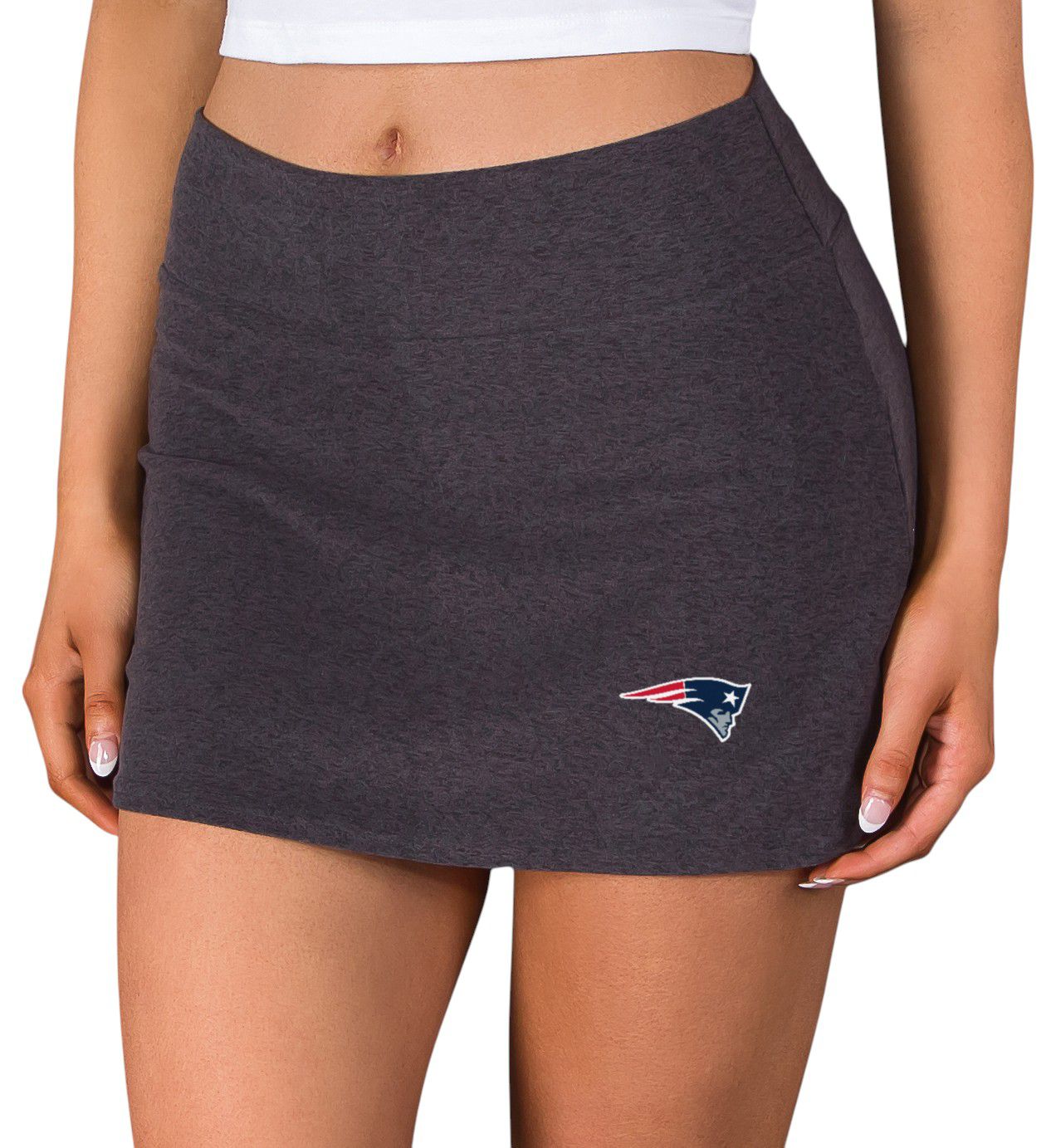 Concepts Sport Women's New England Patriots Charcoal Centerline Skort product image
