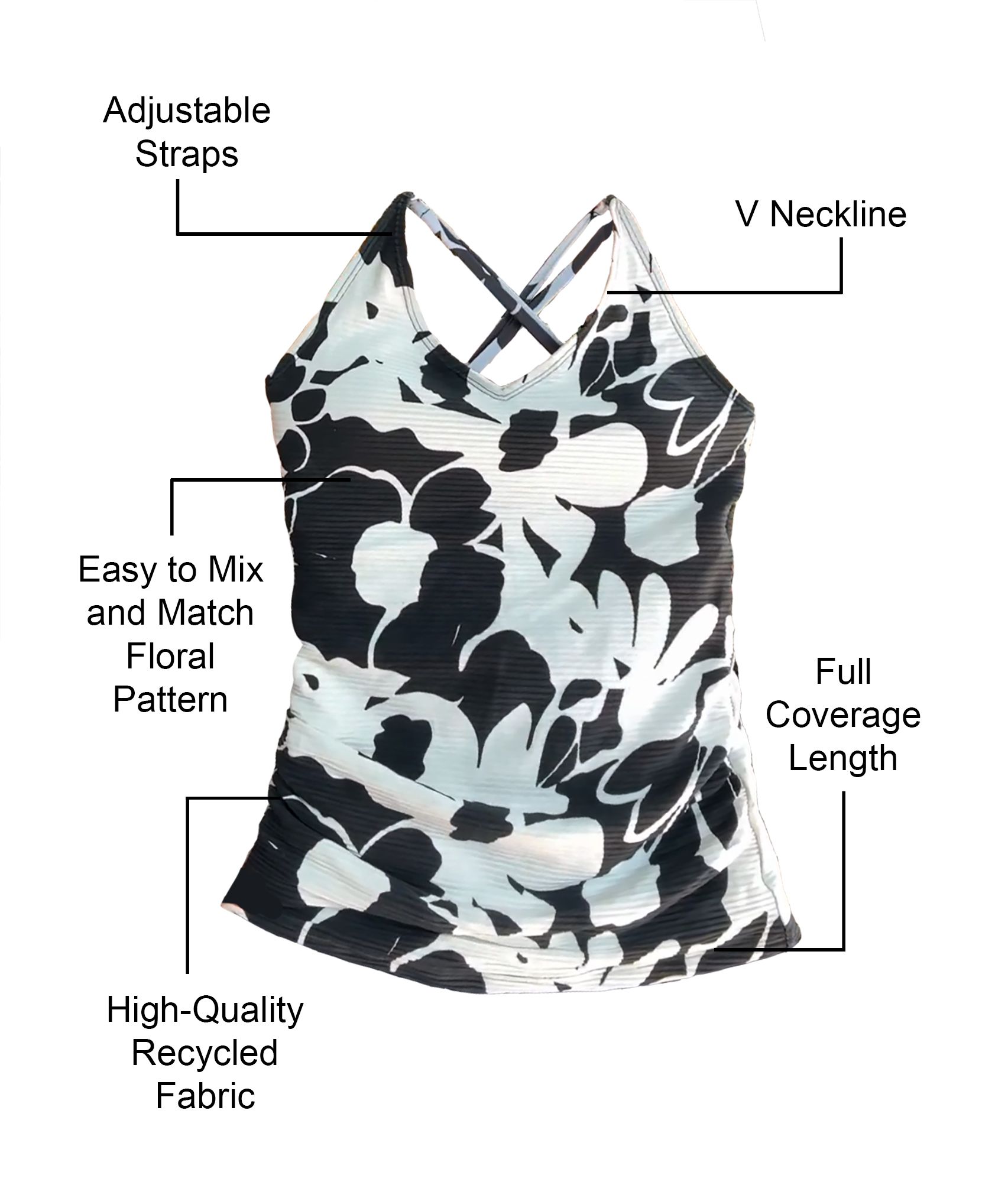 Nani Swimwear Women's V-neck Tankini product image