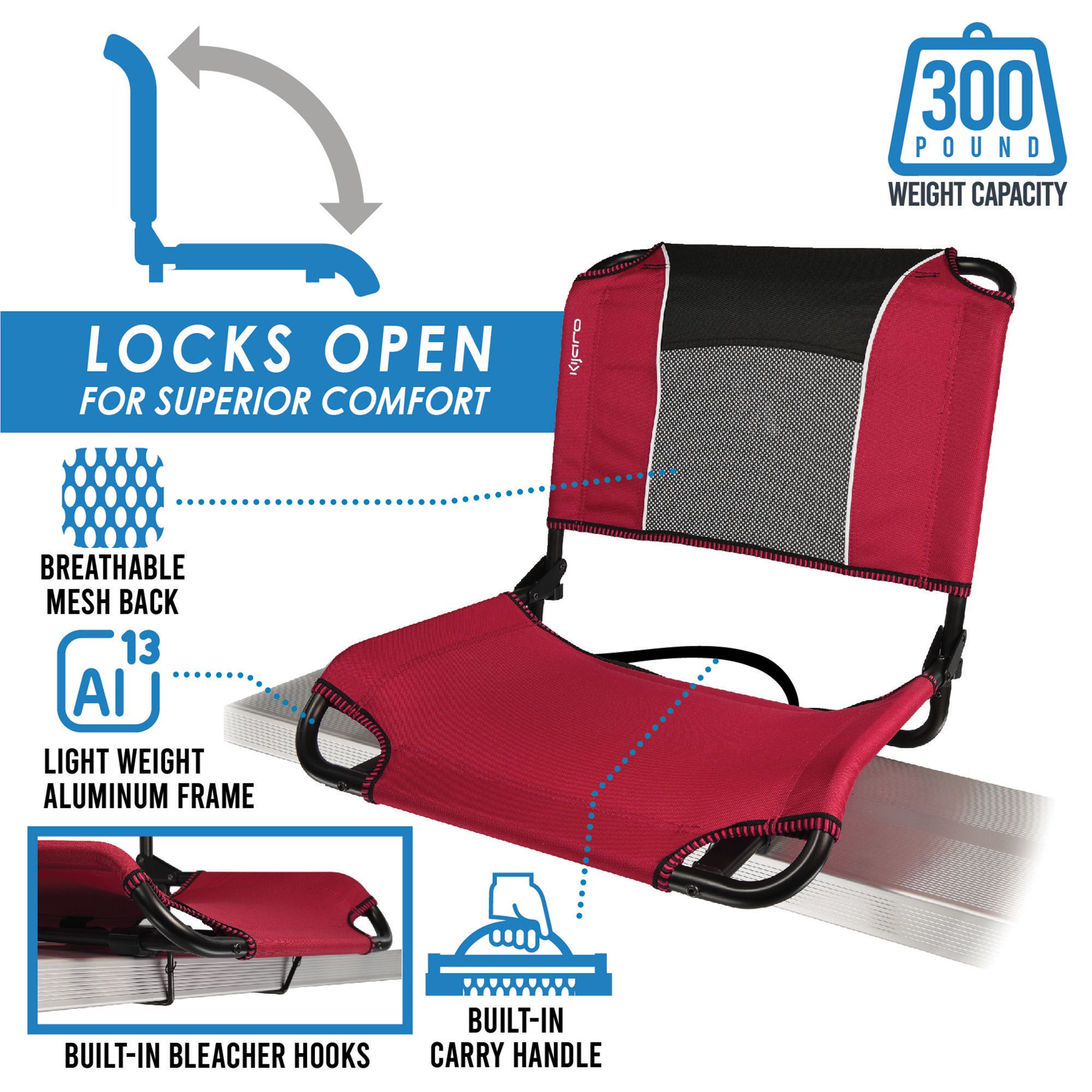 Kijaro Locked-In Stadium Seat product image