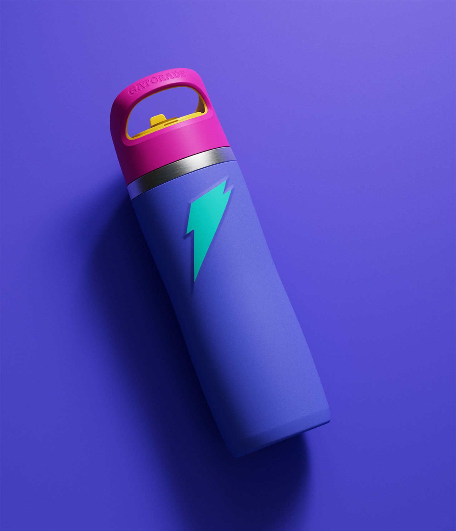 Gatorade Overtime 22 oz. Stainless Steel Bottle with Straw Cap product image