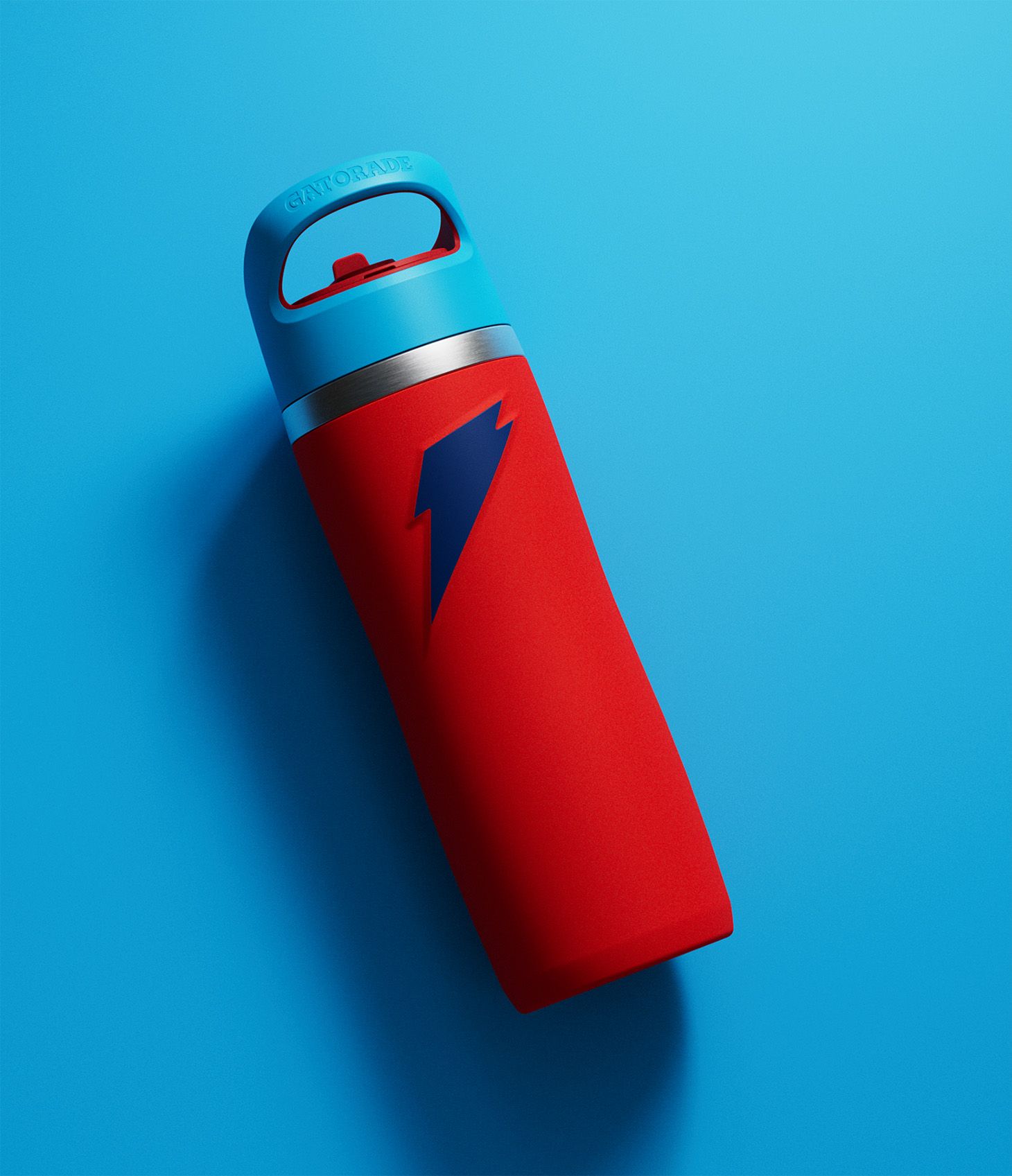 Gatorade Overtime 22 oz. Stainless Steel Bottle with Straw Cap product image