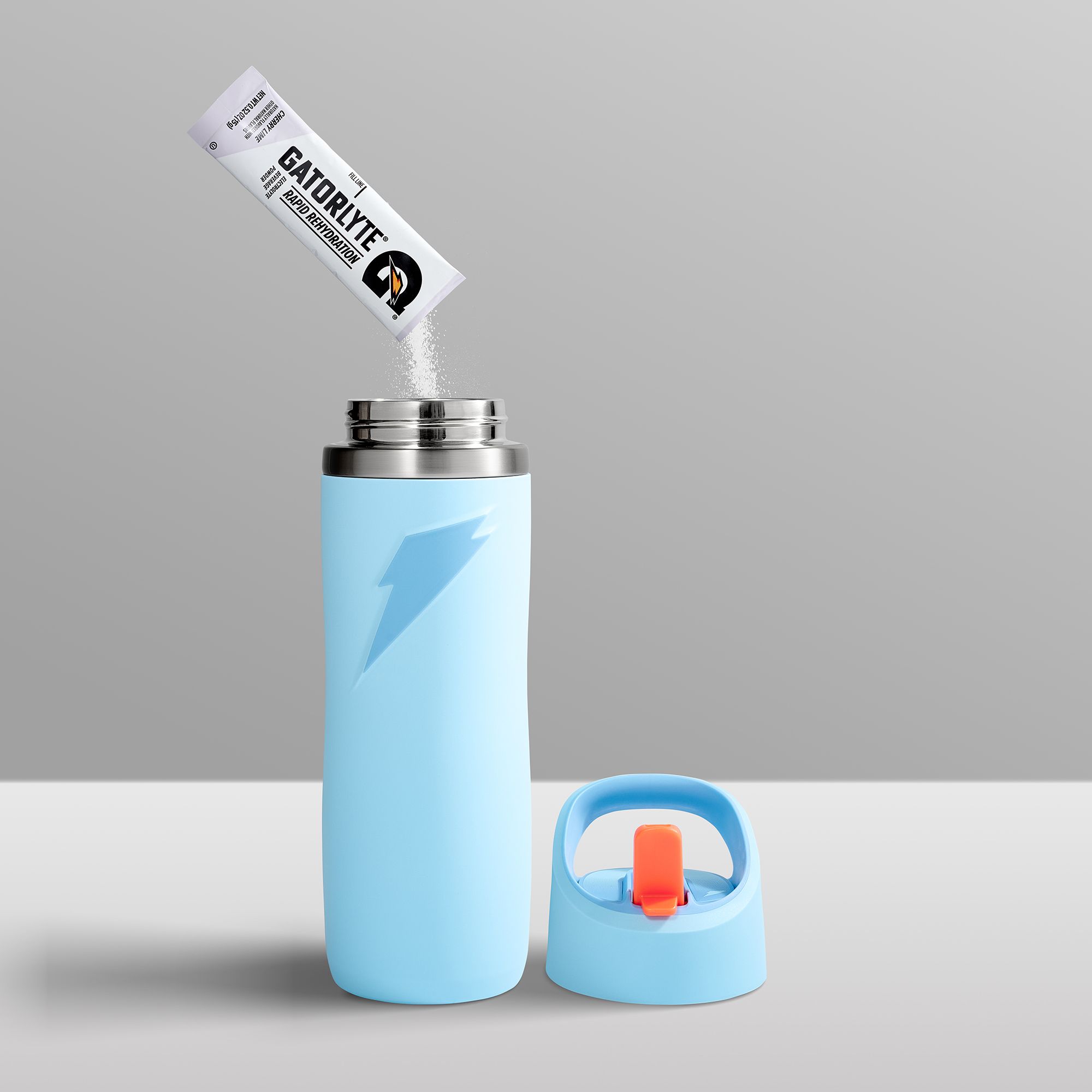 Gatorade Overtime 22 oz. Stainless Steel Bottle with Straw Cap product image