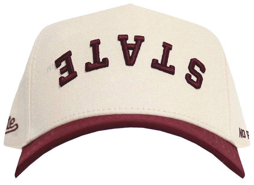 No Rivals Adult Mississippi State Bulldogs Maroon Upside Down Adjustable Snapback Hat product image