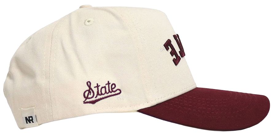 No Rivals Adult Mississippi State Bulldogs Maroon Upside Down Adjustable Snapback Hat product image