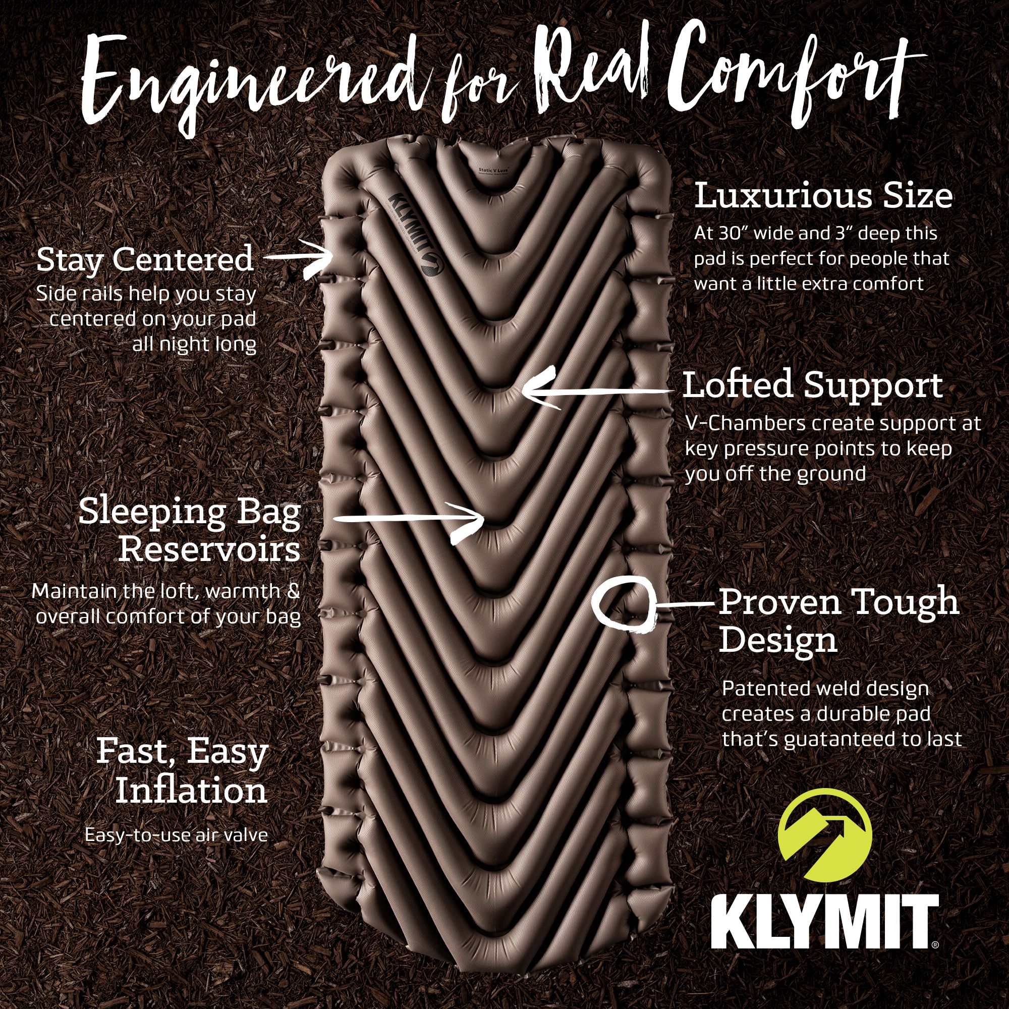Klymit Static V Luxe Sleeping Pad product image